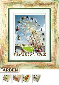 Holzrahmen, Holzwechselrahmen Serie Seatle in 4 Farben